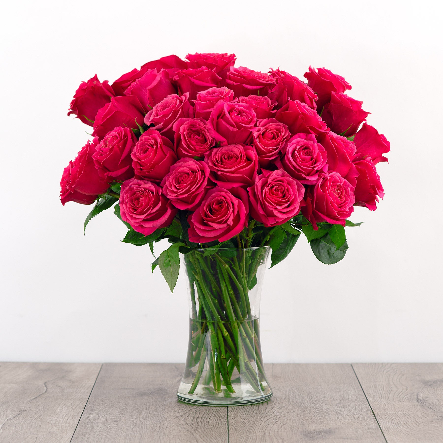 Bright Pink Roses Bouquet
